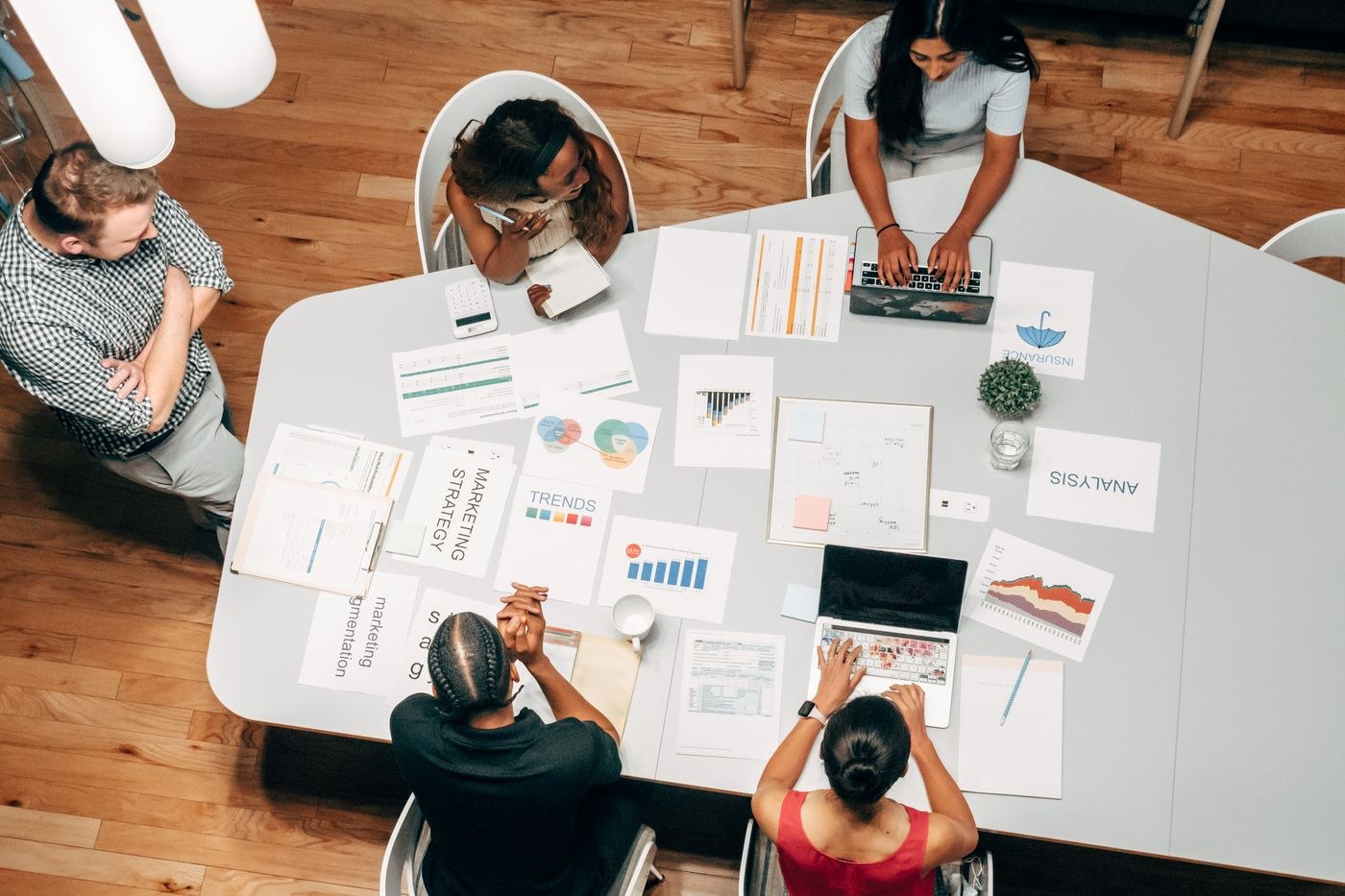 Whiteboard folio planning AI service delivery steps in the atelier